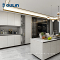 Modern fashion high gloss kitchen cabinet customization